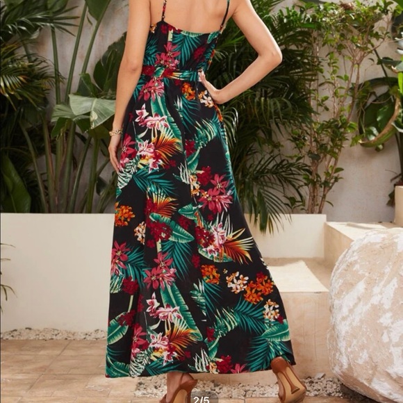 X Large tropical dress - Picture 3 of 5